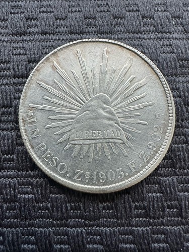 Peso 1903 méxico libertad - peso,