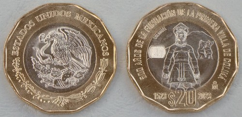 Mexiko mexico 20 - mexico, pesos