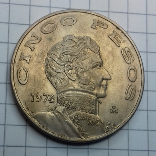 Mexiko pesos 1974 - 5, b10-2e