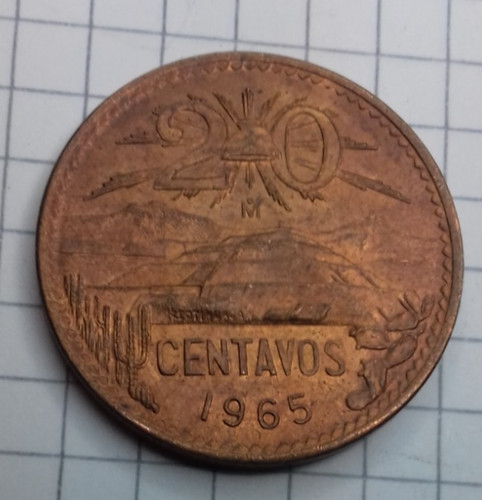 Mexiko centavos 1965 - mexiko, centavos,