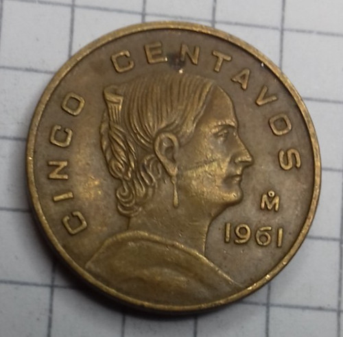 Mexiko centavos 1961 - 5, centavos,