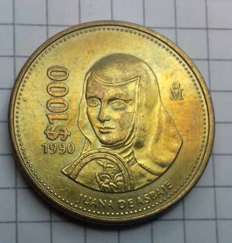 Mexiko 1000 pesos 1990 - mexiko,