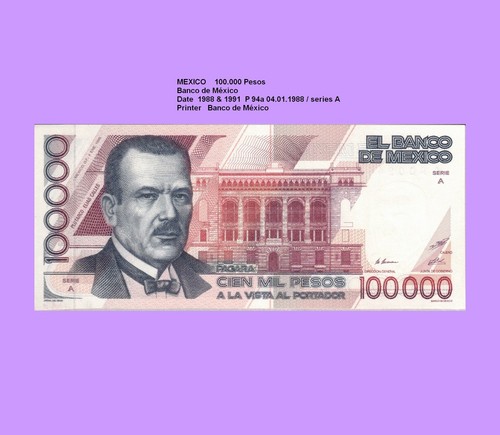 Mexiko mexico 100000 pesos - ,