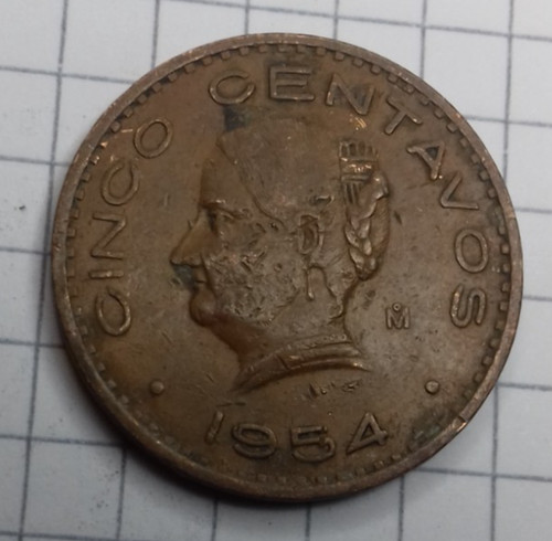 Mexiko centavos 1954 - 5,