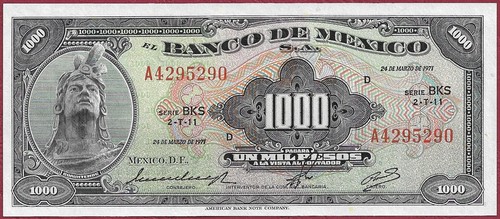 Mexiko mexico 1000 - mexiko/mexico, p-52o