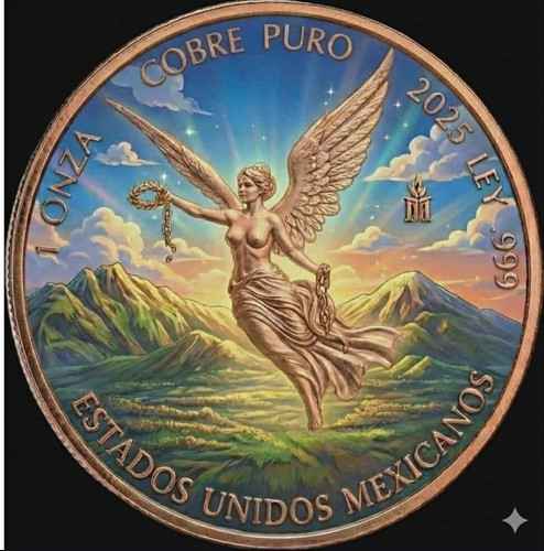 Mexiko 2025 999 kupfer - 1, oz