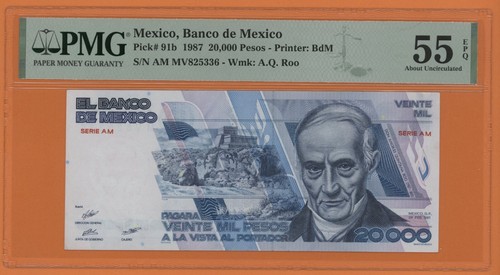 Mexiko 20000 pesos 1987 pick - 20000,