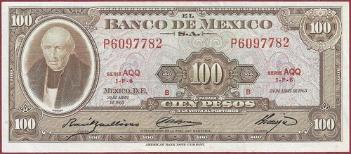 Mexiko mexico 100 pesos - 100,