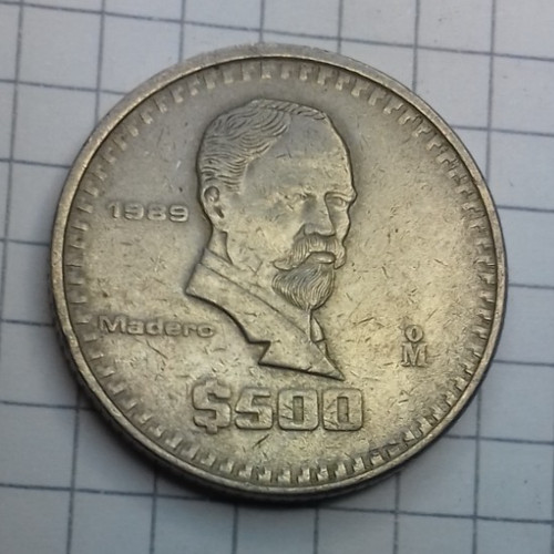 Mexiko 500 pesos 1989 - 500,
