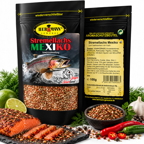 Stremel lachs mexiko 100g - lachs,