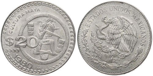 Mexiko mexico 20 pesos - -,