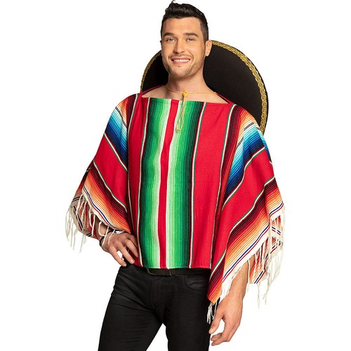 Bunter mexiko poncho - bunter, mexico