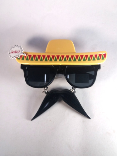Sombrero brille mit - brille,