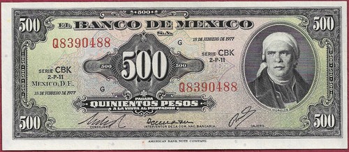 Mexiko mexico 500 pesos - mexiko/mexico,