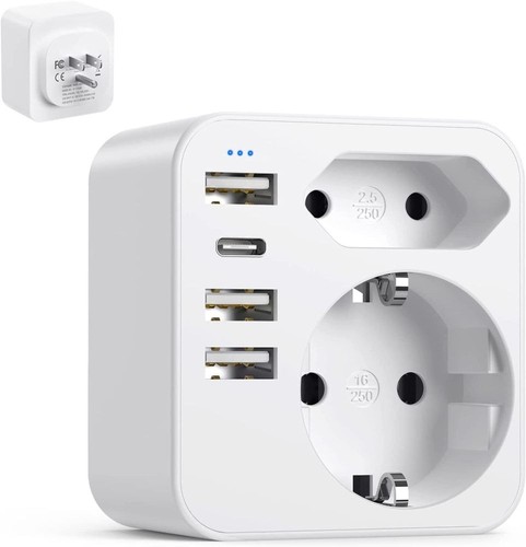Reiseadapter typ b - in,