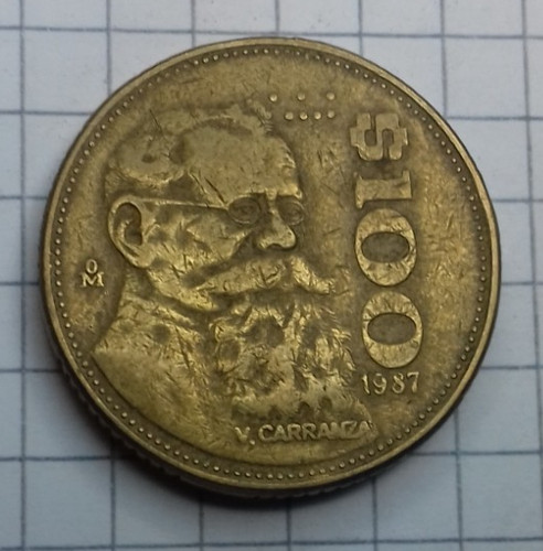 Mexiko 100 pesos 1987 - pesos,, ##