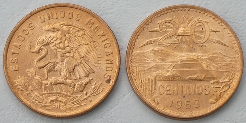 Mexiko mexico 20 centavos - mexico,