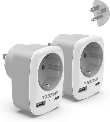 2er pack usa adapter steckdose - usa,