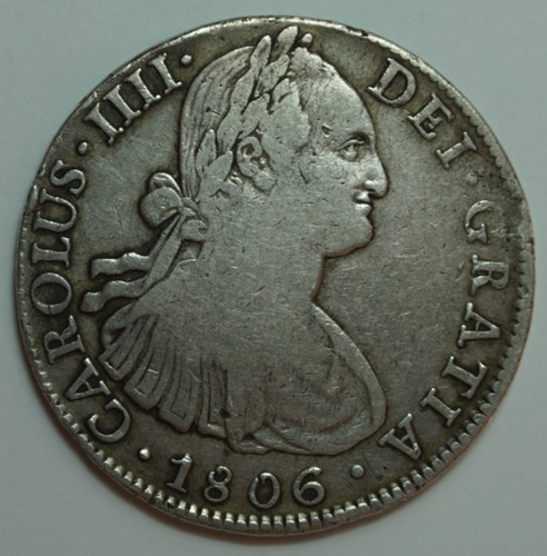 Reales 1806 mexiko silber - 8,